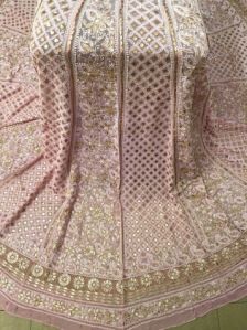 Light Pink Gota Patti Chikankari Lehenga Skirt