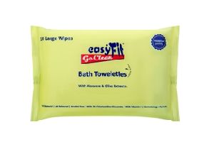 EasyFit Goclean Bath Towelettes (10 Wet Wipes)