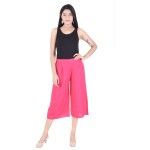 Women Regular Fit Fuschia Plazzo