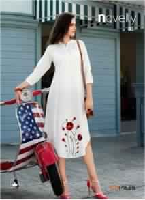 Cotton Embroidered Kurtis