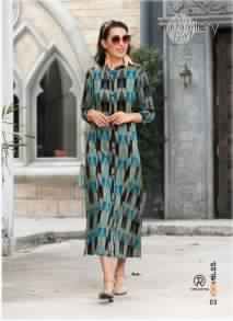 Rayon Long Kurti