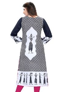 Cotton Printed Kurti Women