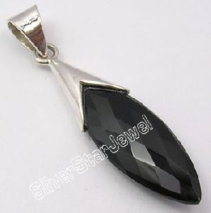 925 Silver BLACK ONYX Pendant