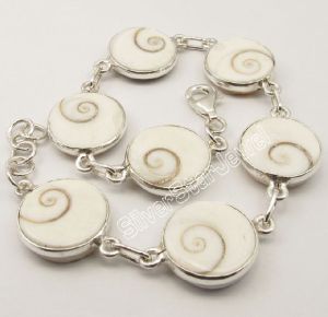 925 Silver Indian SHIVA EYE Adjustable Bracelet