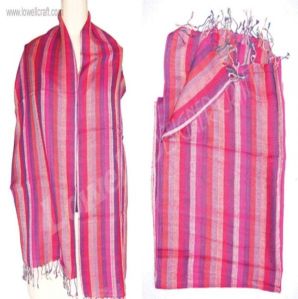 Cotton Stripe Scarf