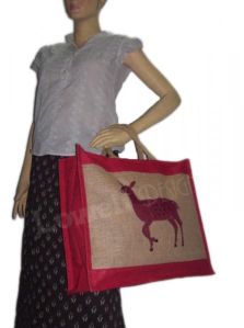 DESIGNER JUTE SHOPPING BAG