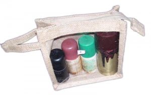 Jute Cosmetic Bag