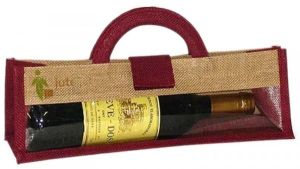 JUTE WINE GIFT HAMPER BAG