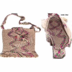 JUTE YARN SHOULDER BAG