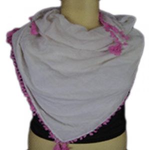 PLAIN COTTON SQUARE SCARF