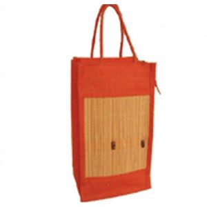 SMALL VERTICAL BAMBOO JUTE BAG