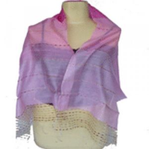 THREE TONE SILK SCARF