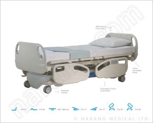 I.C.U. Bed, Electric, 7 Function with X-ray Permeable Backrest