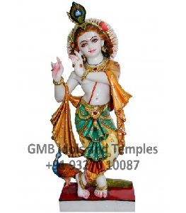 Indian God Krishna Statue from Marble
