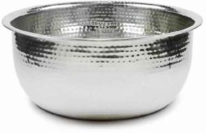 Hammered Stainless Steel Spa Bowl