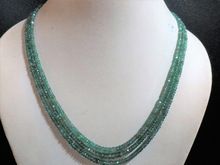 Rondelle Gemstone Bead Necklace