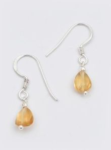 Citrine Beads Earrings