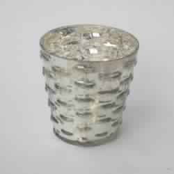 Mercury Glass Tea Light Holder