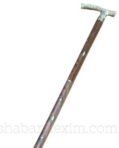 Brass Wooden Walking Stick