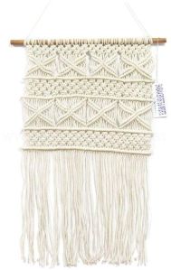 Cotton Macrame Woven Tapestry Wall Hanging