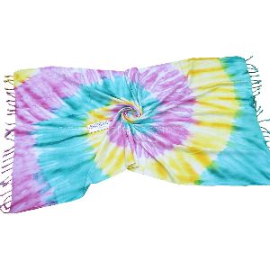 Custom Made Hammam Tie Dye Beach Blanket