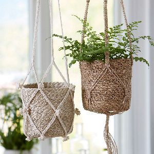 Macrame Hanging Basket Pot Holders