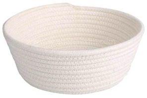 Small Cotton Rope Baskets Premium Woven Basket