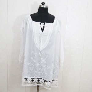 White Lace Beach Dress