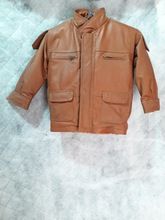 Designer Genuine Leather Kids Jacket