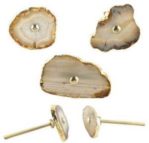 Marble Agate Knob Pull