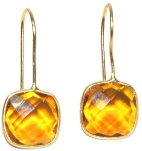 925 Sterling Silver Bezel Dangle AND Drop Earring