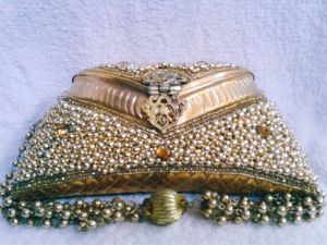 8 Inch Gold Moti Purse