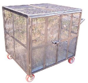 Animal Cage Trolley