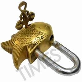 Antique Fish Pad Lock