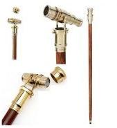 Antique Spy Telescope Walking Stick