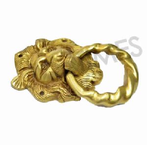 Brass Lion Door Knocker