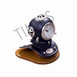 Diving Helmet Clock