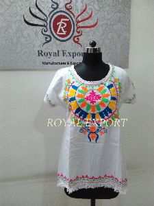 Hand Embroidery Casual Top