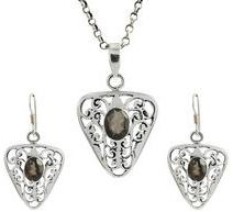 Splendid smoky quartz gemstone Jewelry Set