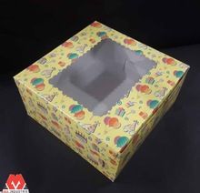 Printed Window Cake Box
