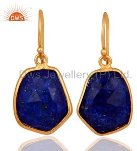 925 Sterlinng Silver Natural Lapis Lazuli Earring