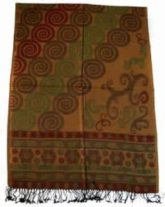 Geometrical Viscose Shawls