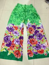 cotton flower printed trouser