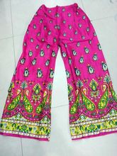 Pink color Plazo style trouser