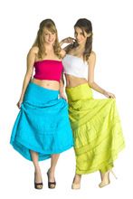 woman skirt colorful skirt