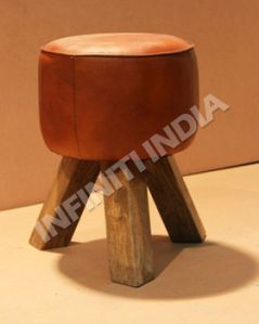 Leather Stool