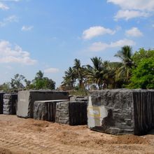 Black Granite Blocks