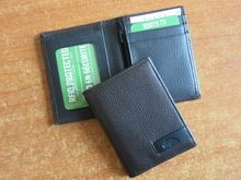 Mens Double Sided Credit Card Slots Leather Wallets