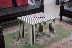 Herringbone Inlay Center Table/Hall Table