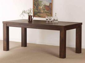 Mantis Dark Solid Mango Dining Table